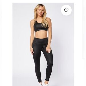 Scorpio Sol Vinyasa High Waist Legging in Black Gloss